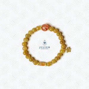 Vòng Tay Phỉ Thúy Nếp - Hoàng Phỉ phối cùng Nam Hồng.